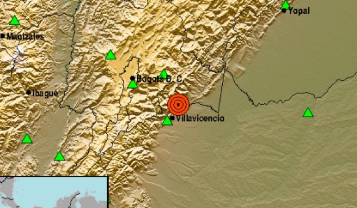 Temblor hoy: sismo de 4,3 fue en Meta, Villavicencio, Bogotá, Ibagué y Tunja