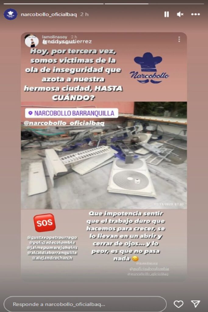 Foto: Instagram @narcobollo
