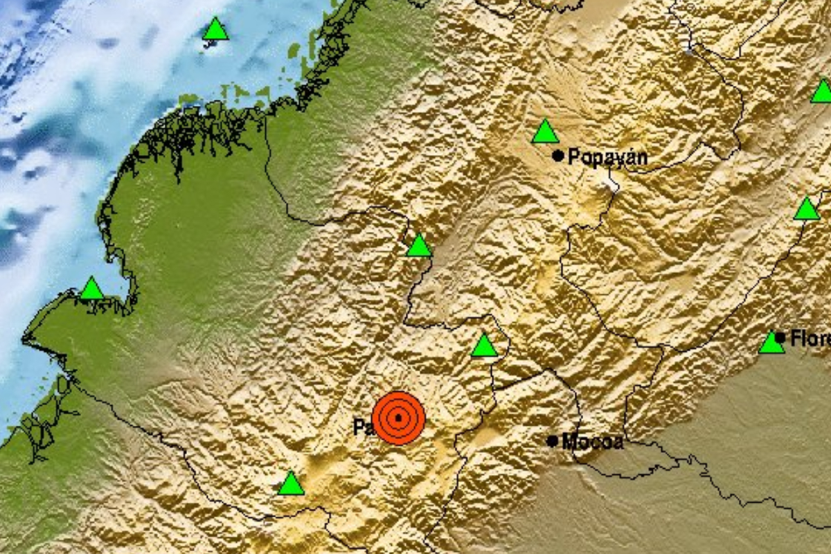 Fuerte temblor en Colombia hoy. Sismo de 3.2 se sintió en los departamentos de Nariño y el volcán Galeras en la mañana de este martes 14 de noviembre. 