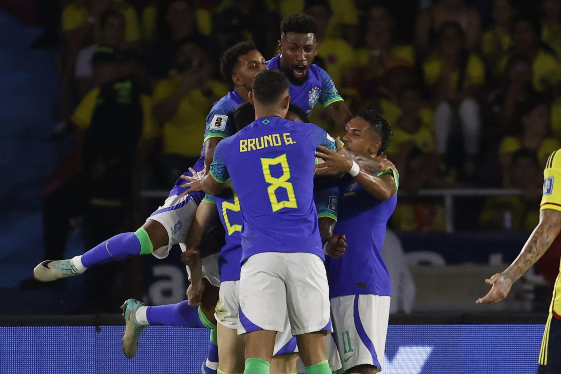 Brasil perdió a Vinicius Junior previo al partido contra Argentina. 