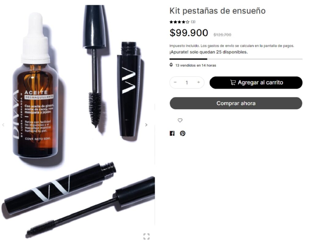 Kit de maquillaje de Luisa Fernanda W