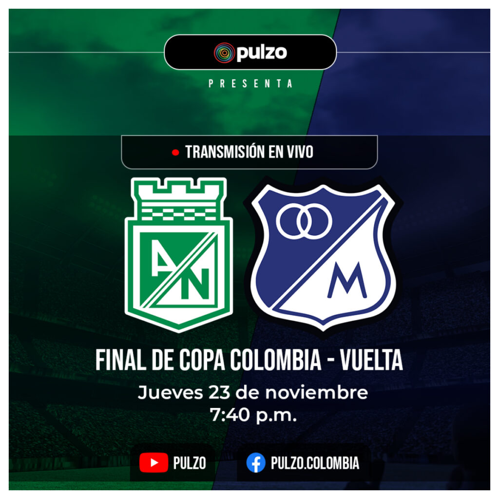 Horario final Nacional vs Millonarios Copa Colombia cómo ver gratis en