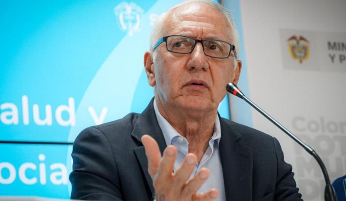 Ministro de Salud, Guillermo Alfonso Jaramillo | Foto de Twitter @MinSaludCol