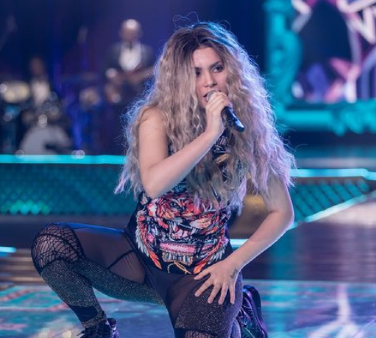 Andrea Correa es la imitadora de la cantante  'Shakira' en 'Yo me llamo'.