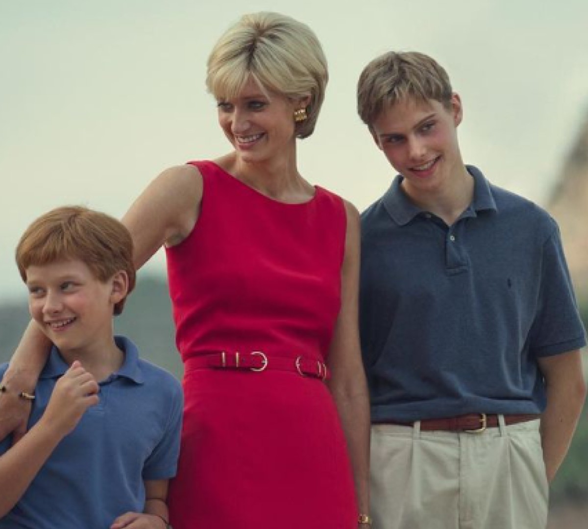 En la serie de The Crown retrata la vida de la princesa Diana y sus hijos. 