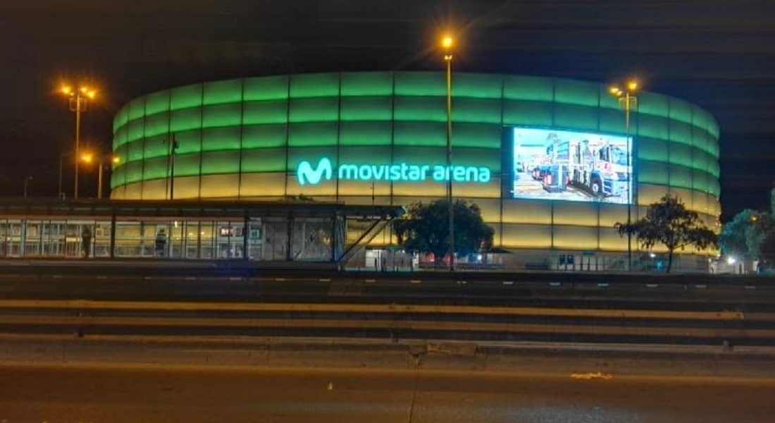 Movistar Arena, donde comenzó una persecución policiaca el 3 de diciembre de 2023 y terminó en Usaquén.