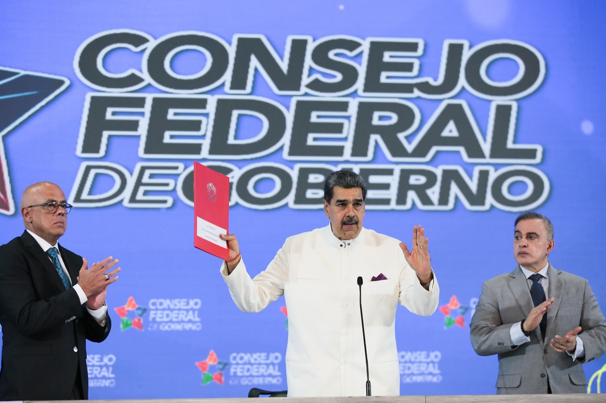 El gobernante venezolano Nicolás Maduro, que anexionó el Esequibo a Venezuela.