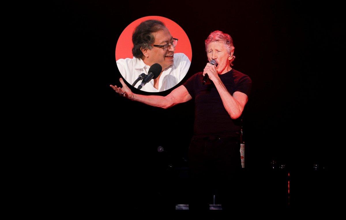 Roger Waters, músico que mencionó al presidente Gustavo Petro en su concierto en Bogotá.