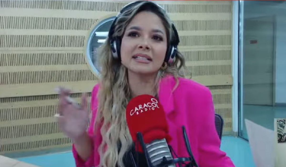 Melissa Martínez, incómoda con pregunta en Caracol Radio sobre Matías Mier