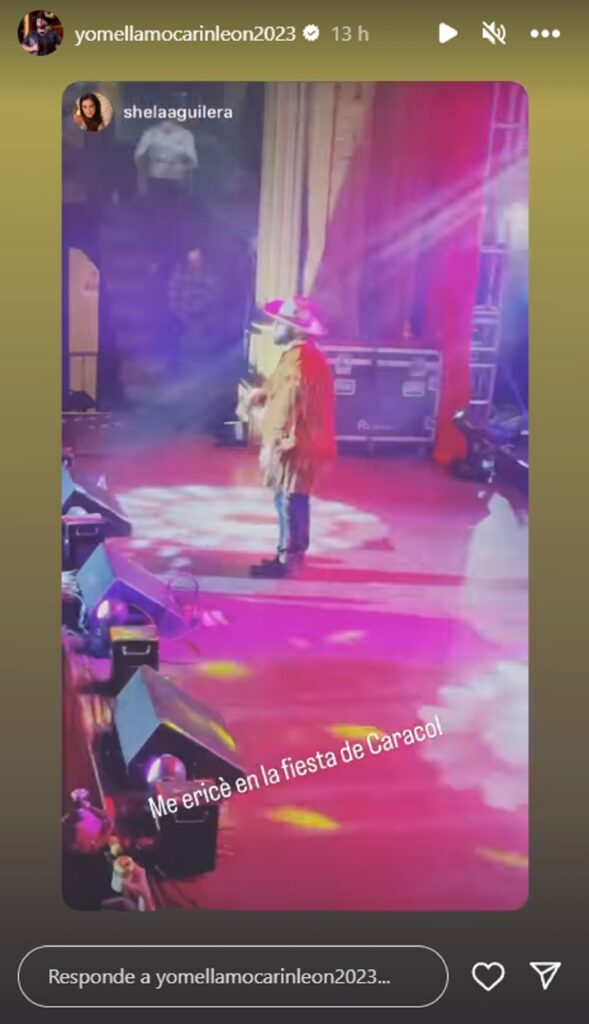'Yo Me Llamo Carin León' en Caracol Televisión para fiesta de fin de año / captura de pantalla instagram @yomellamocarinleonoficial