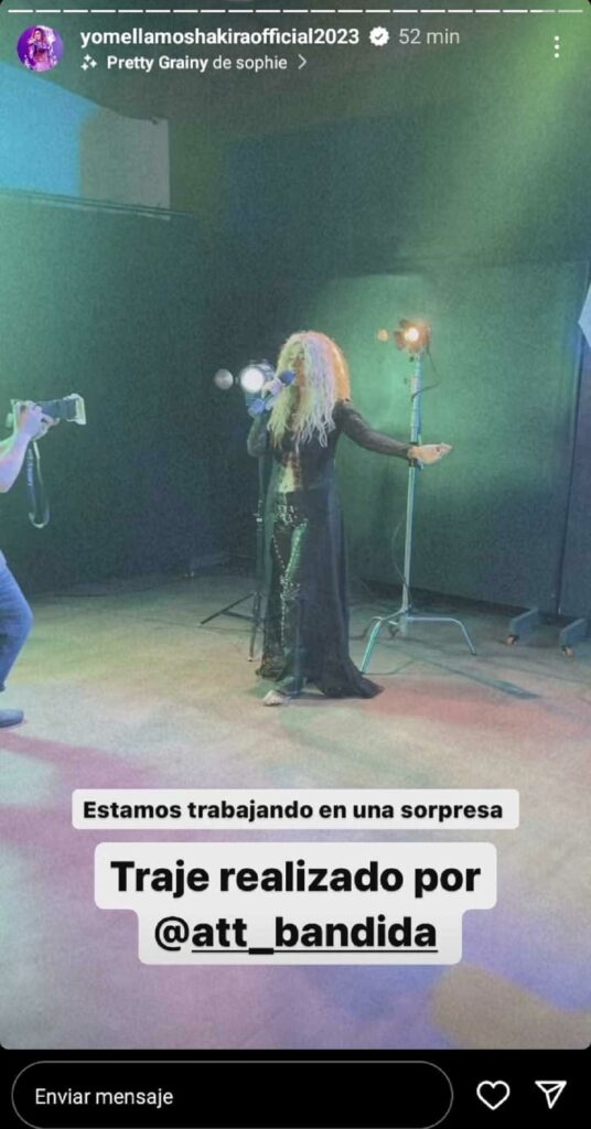 'Shakira', de 'Yo me llamo', anunció sorpresa./ Instagram @yomellamoshakiraofficial2023