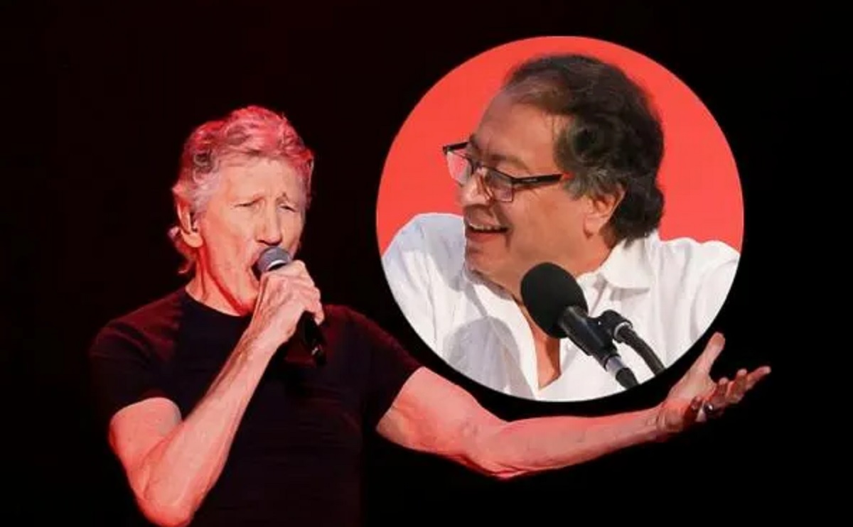 Gustavo Petro y Roger Waters: video del presidente con imagen el ex Pin Floyd