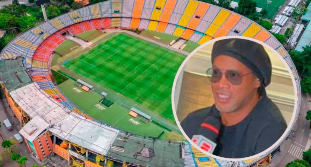 Alcaldía de Medellín explicó por qué no prestó el Atanasio Girardot para el partido de Ronaldinho