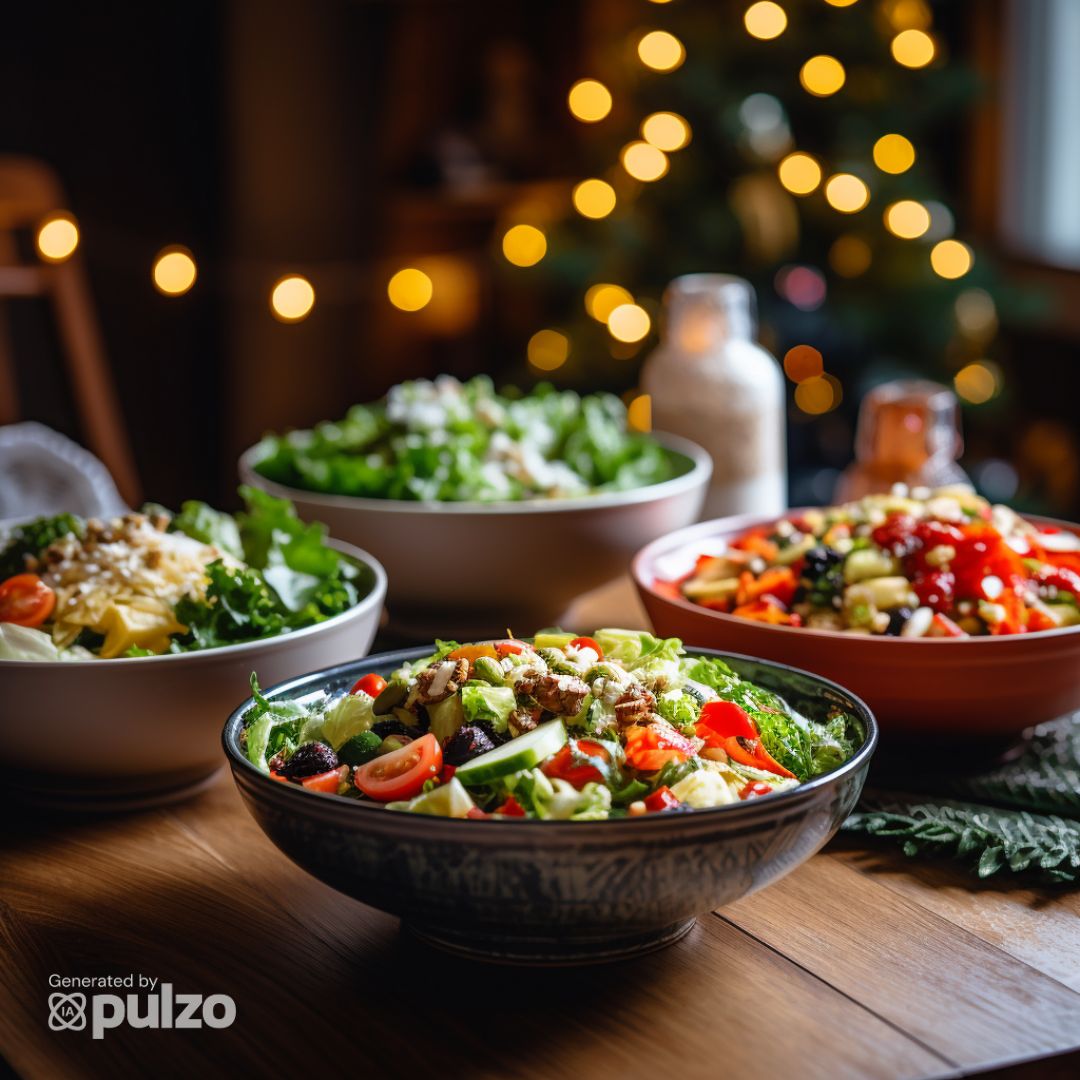 Qué ensaladas puede preparar para complementar la cena navideña: opciones sencillas, fáciles y deliciosas utilizando pocos ingredientes.