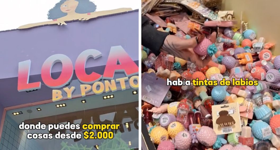 Así es la tienda en la Zona T donde se puede conseguir maquillaje desde $ 4.000 en Bogotá, según mostró una 'tiktoker'