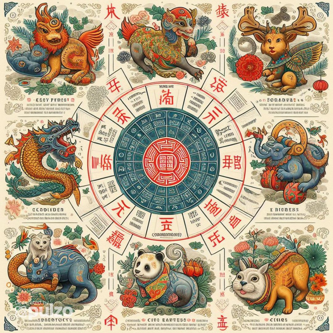 Estas son las predicciones del horóscopo chino 2024 para los nacidos en el año del mono, el gallo, el perro y el cerdo en la salud, amor, dinero y otras.