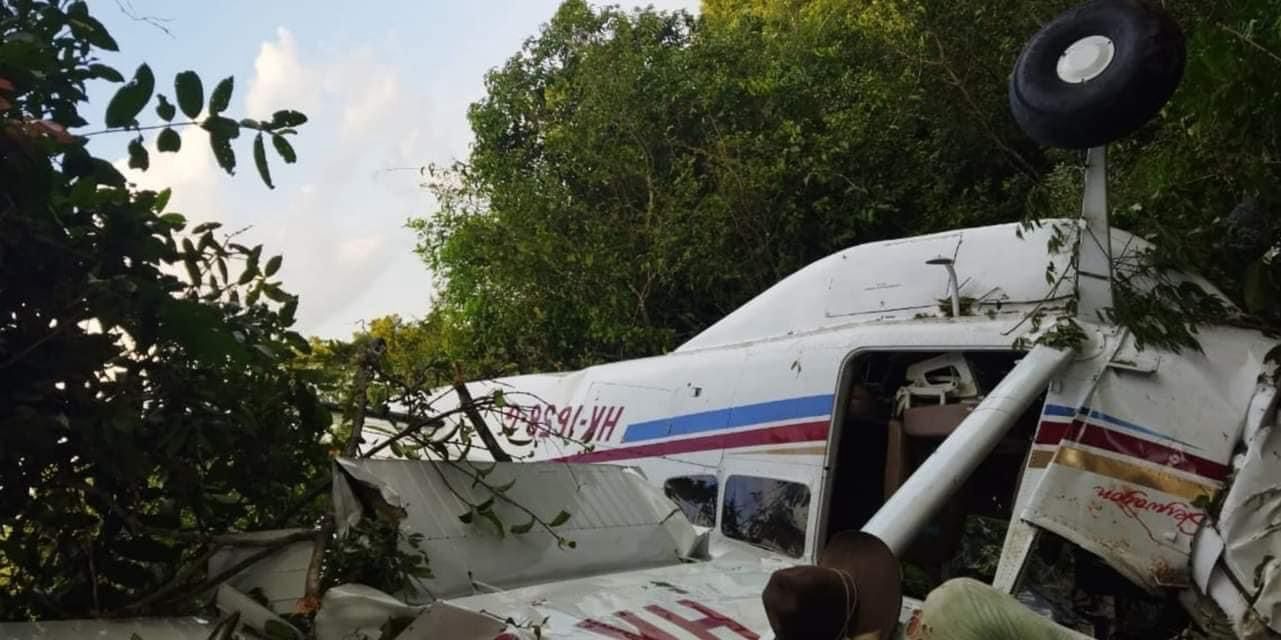 Avioneta accidentada en Casanare el 29 de diciembre de 2023.