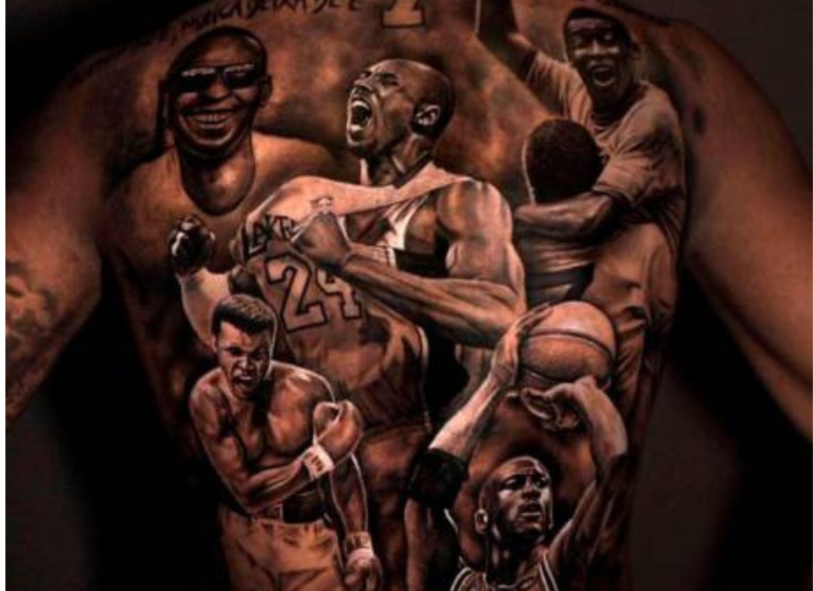 Vinicius Jr se tatuó a Michael Jordan y otros deportistas negros, pero no se percató del error en la mano del basquetbolista estadounidense.