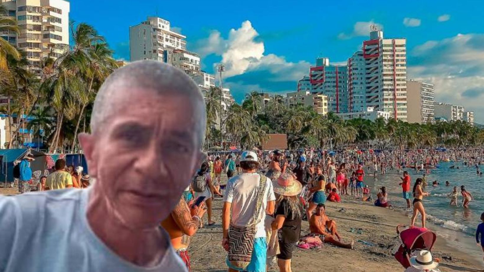 John Jairo Jaramillo, el hombre que murió ahogado en playa de Santa Marta. 