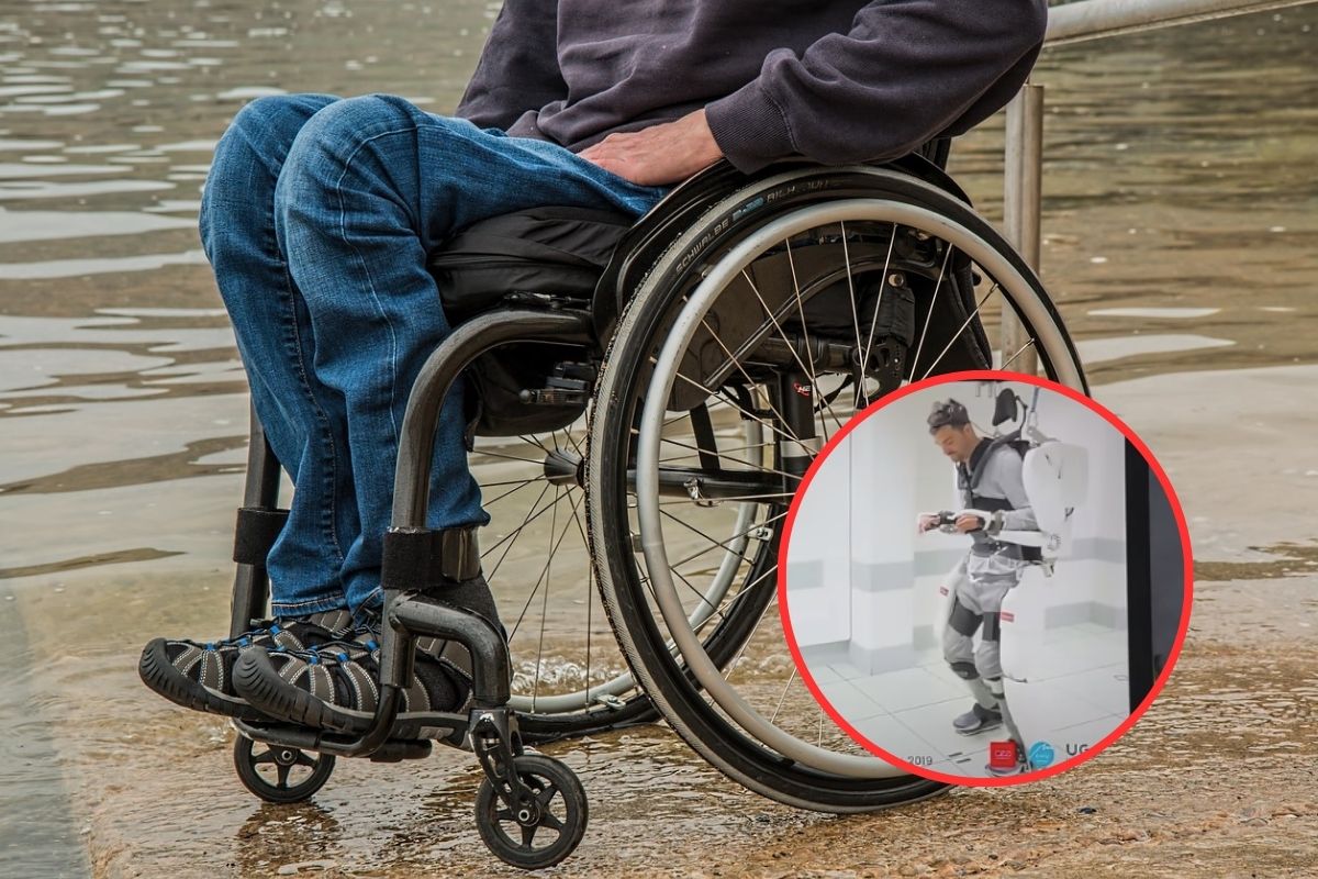 Cómo funciona el dispositivo que ayuda a caminar a discapacitados