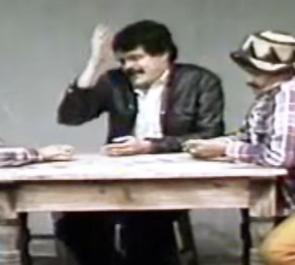 Gerardo Calero en 'Don Chinche' 1985.