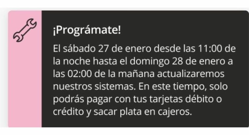 Servicios de Bancolombia no funcionarán temporalmente / Suministrada