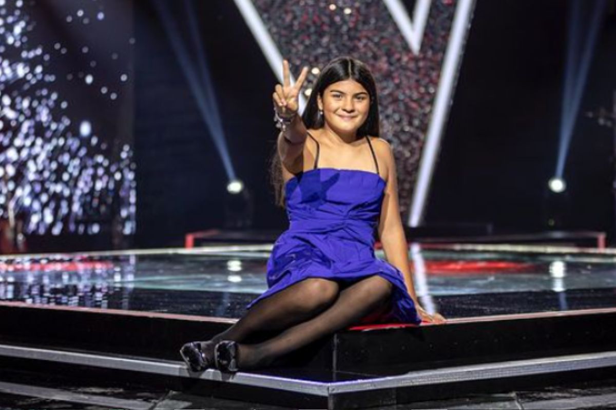 Lina María, la niña búlgara de 'La voz kids' que se presentó en programa