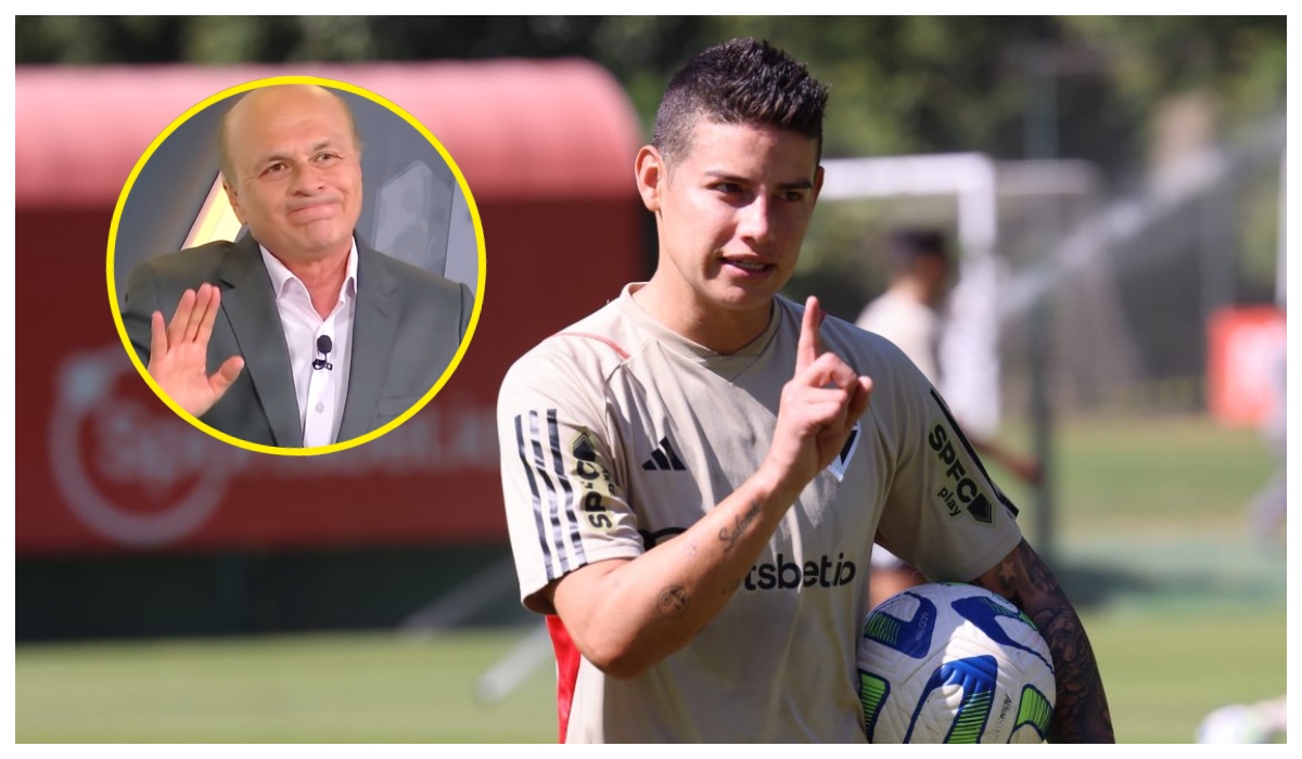 Vélez, duro con James en Brasil: lo comparó con Luis Díaz y hasta con Alejandro Restrepo