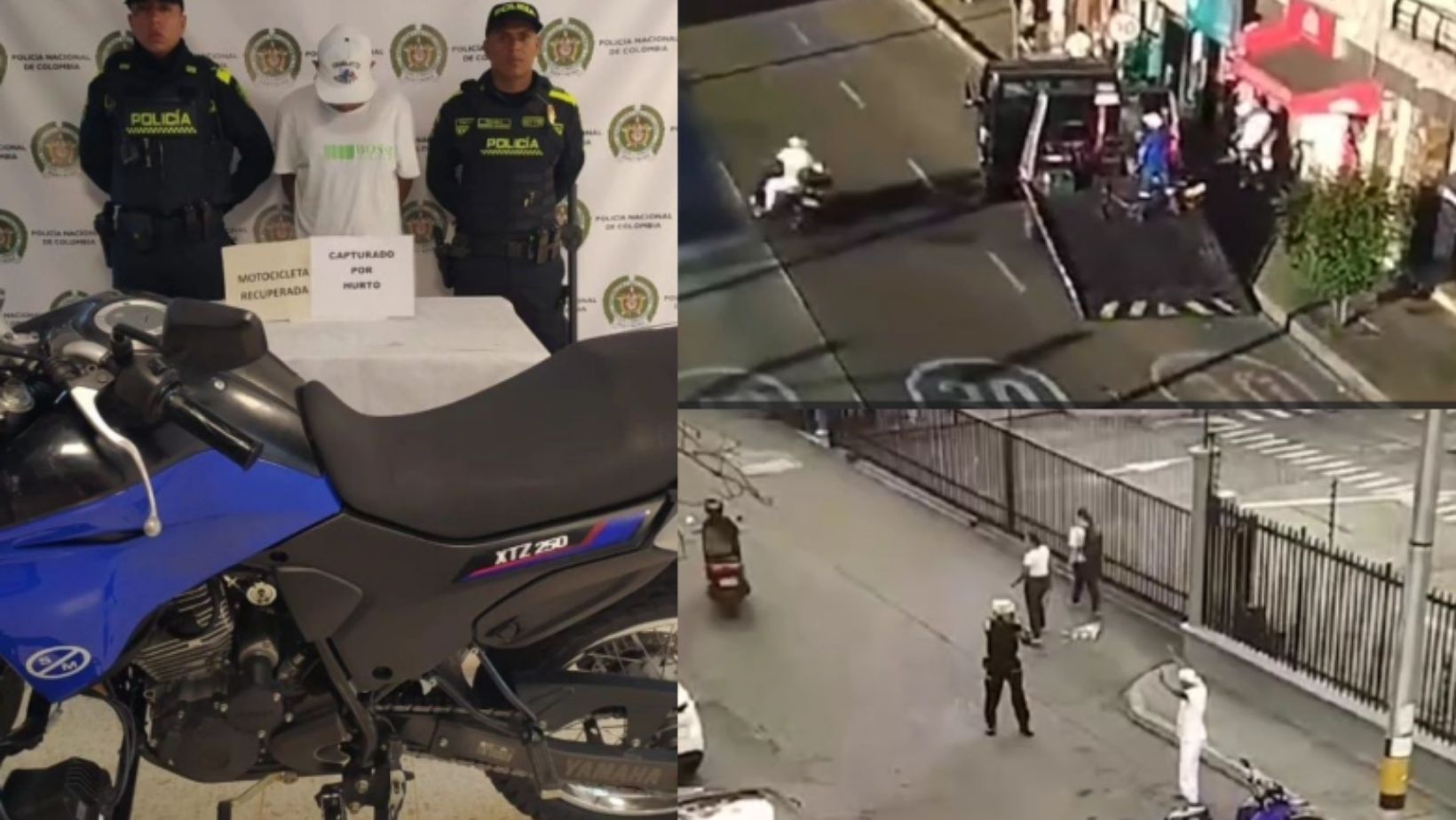 Antioquia: a agente de tránsito le robaron la moto mientras hacía un operativo