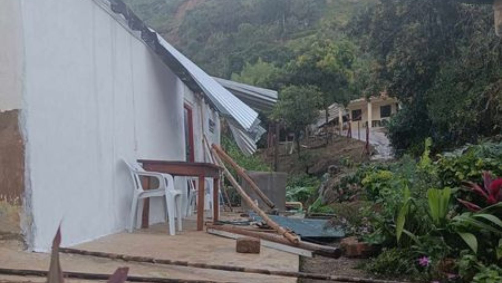 Vendaval en Amagá dejó a más de 70 familias afectadas; quedaron sin techo