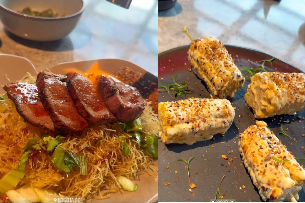 'Meme' Cure está en Bogotá y presumió de sus visitas a lujosos restaurantes / captura de pantalla instagram @melissacure