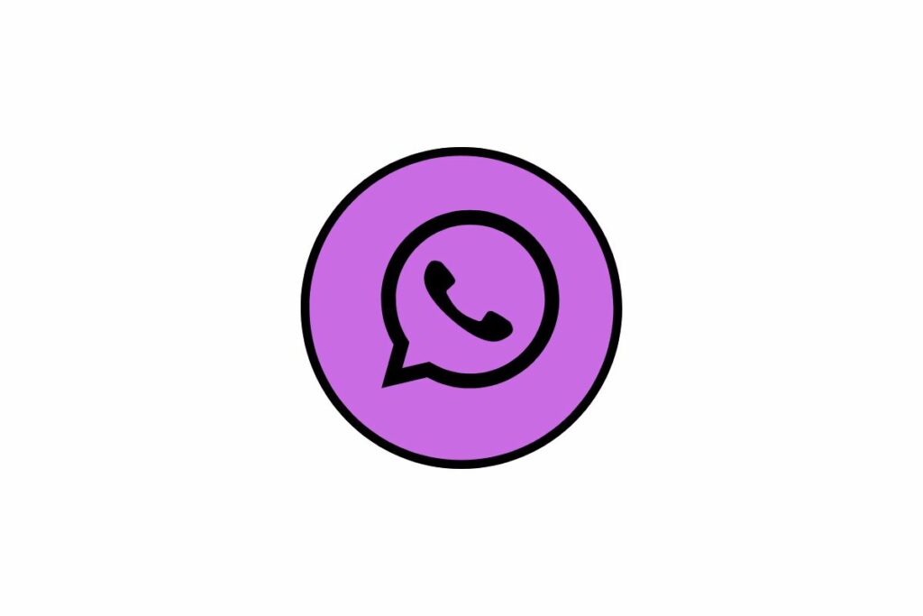 Imagen de logo morado de WhatsApp y cómo activarlo / Foto hecha por Pulzo