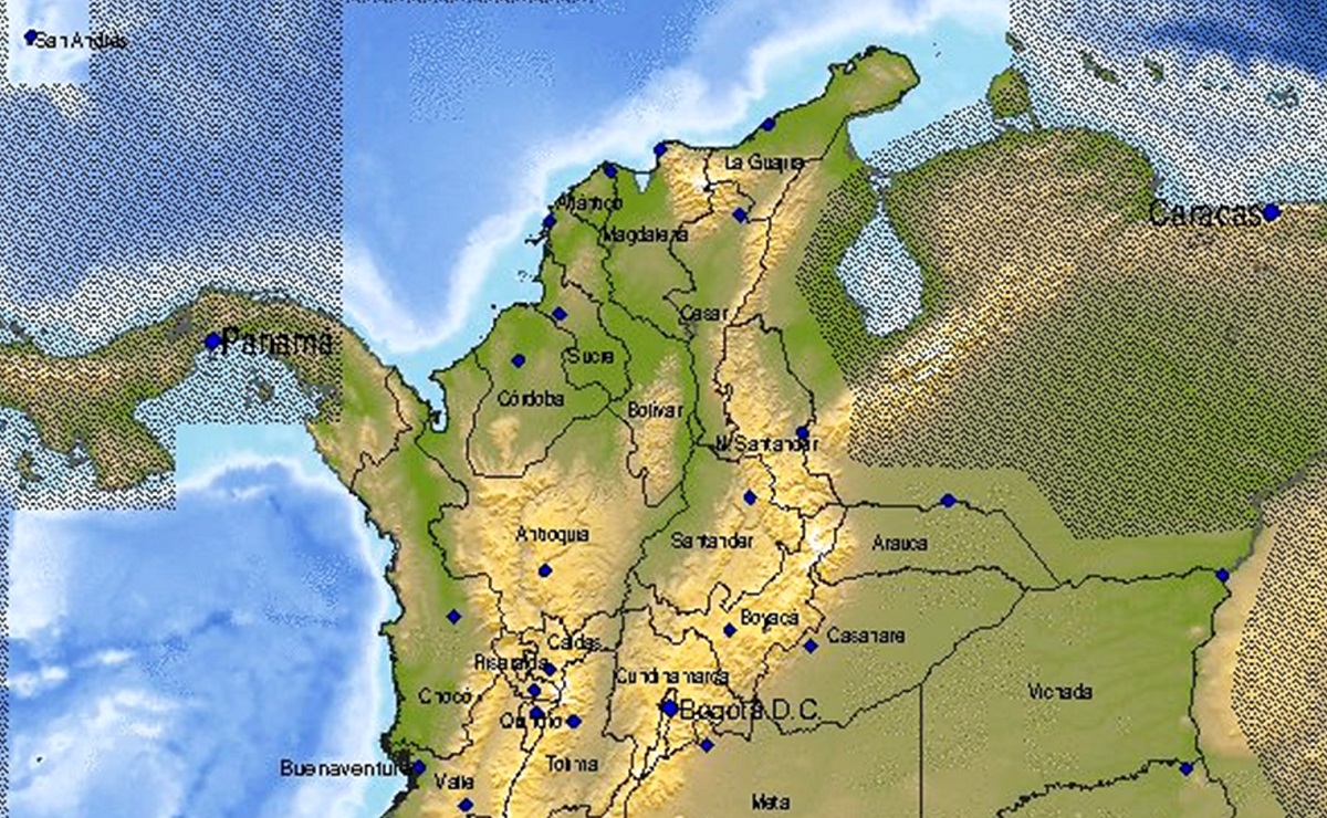 Mapa por temblor en Colombia del 20 de febrero de 2024: epicentro en Santander