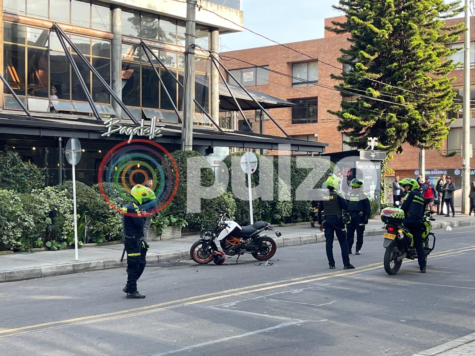 Balacera en Parque de la 93, en el norte de Bogotá: revelan video de tiroteo frente a restaurante Bagatelle este 21 de febrero.