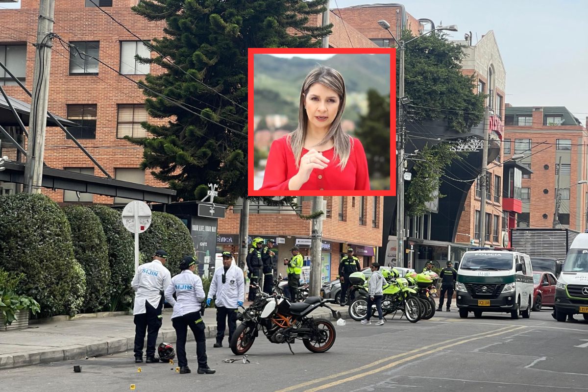 La periodista dio su opinión sobre lo sucedido en frente del restaurante Bagatelle, en el norte de Bogotá, donde un empresario falleció tras recibir disparos.