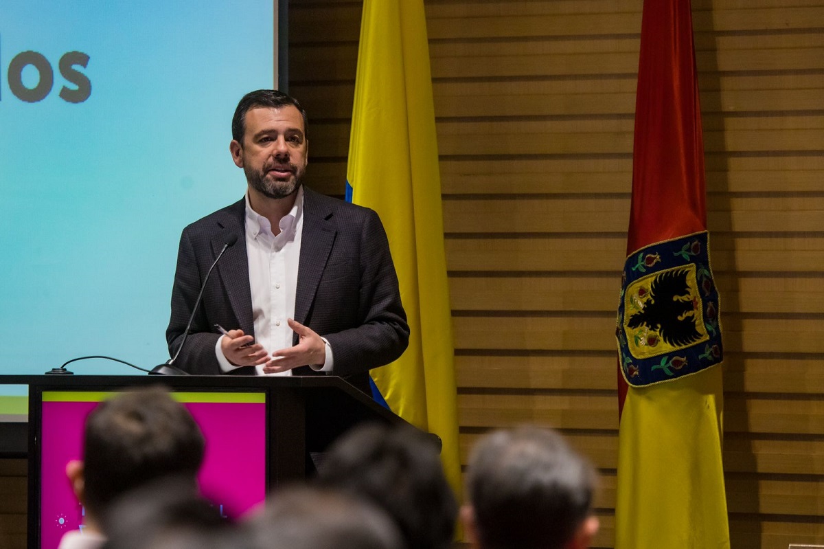 El alcalde mayor de Bogotá, Carlos Fernando Galán, quien habló de la inseguridad en la ciudad.