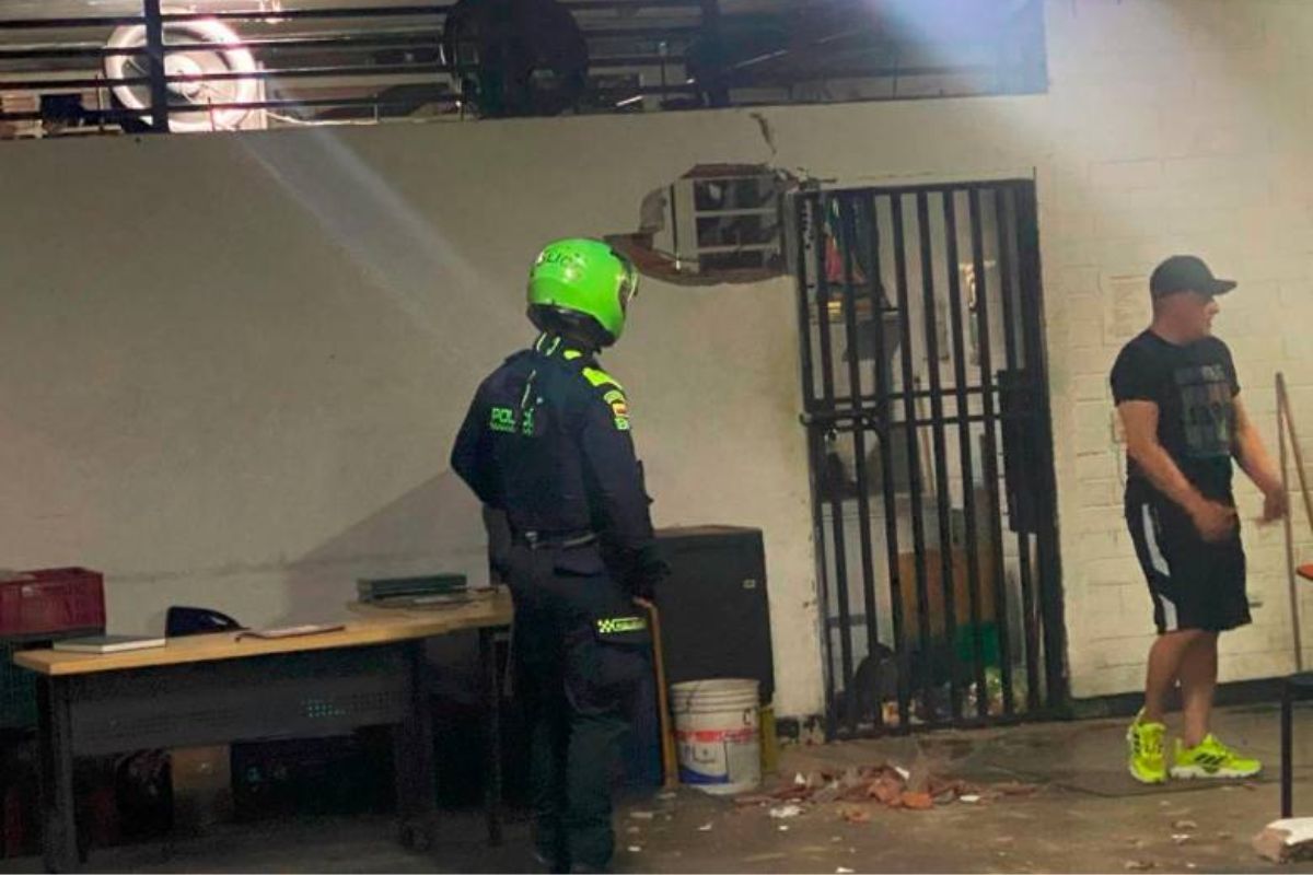 Estación de Policía del barrio Belén en Medellín, donde frustraron intento de fuga de presos.