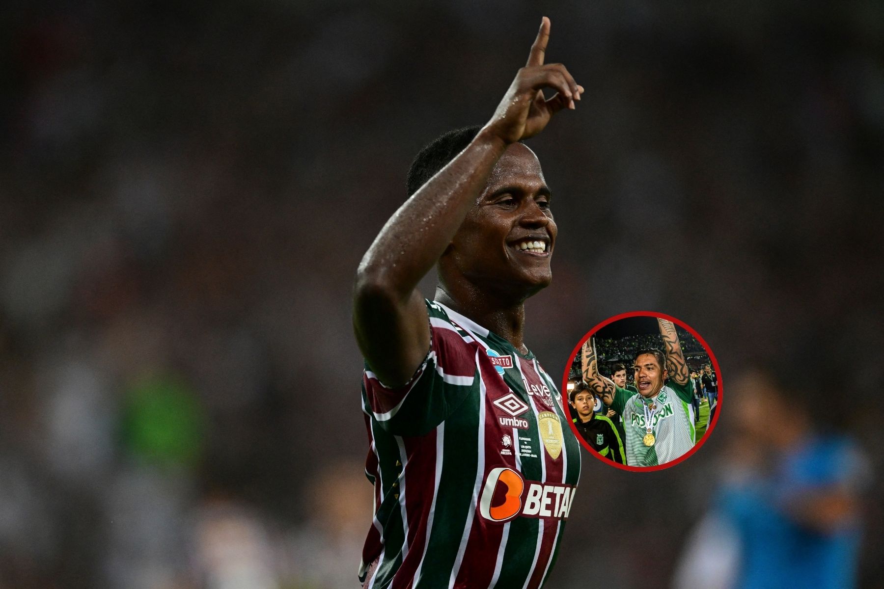 Jhon Arias, gran figura con Fluminense de Brasil.
