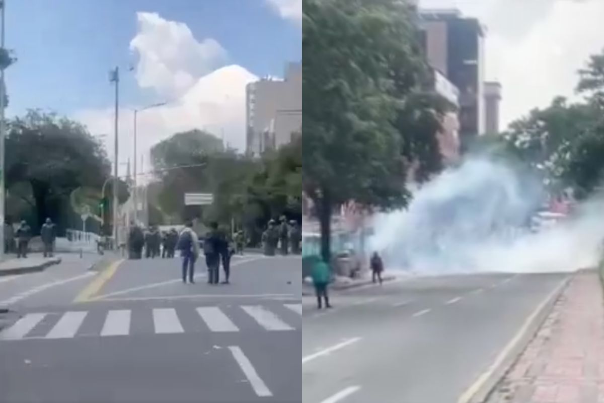 Disturbios en Universidad Pedagógica (Bogotá) causa cierres en Transmilenio hoy