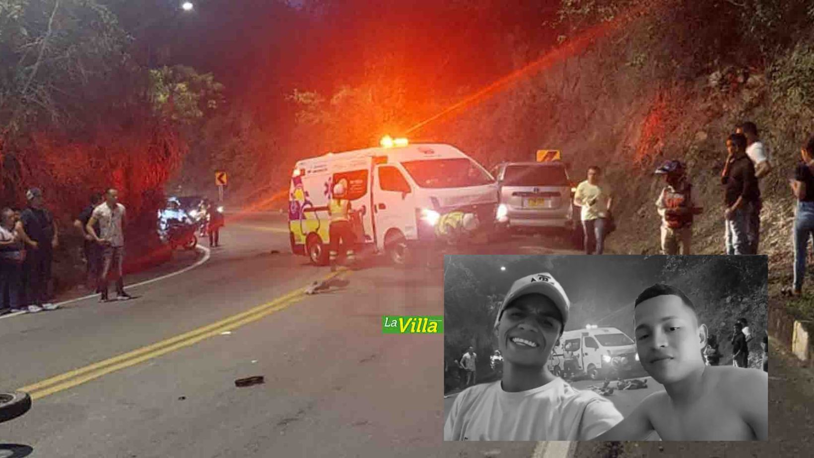 Accidente de tránsito en Cundinamarca: 2 jóvenes murieron al caerse de moto