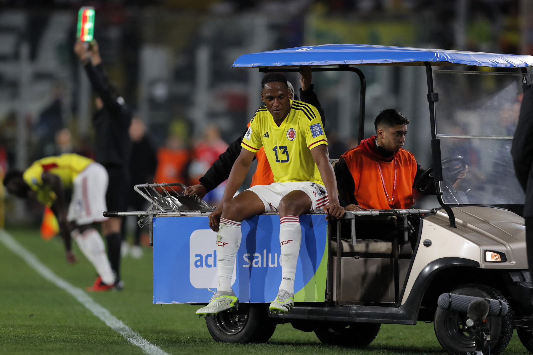 Yerry Mina se bajó de la Selección Colombia por lesión.