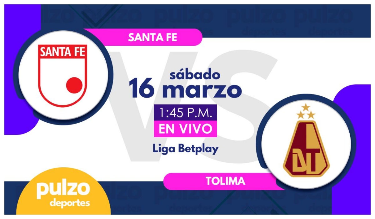 Santa Fe vs Tolima hoy EN VIVO transmisión gratis por Internet sin anuncios | Dónde ver gratis Santa Fe vs Tolima | A qué hora juega Santa Fe y Tolima