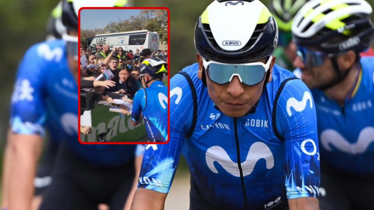 Nairo Quintana fue ovacionado en Vuelta a Cataluña y desató locura con Movistar Team: video