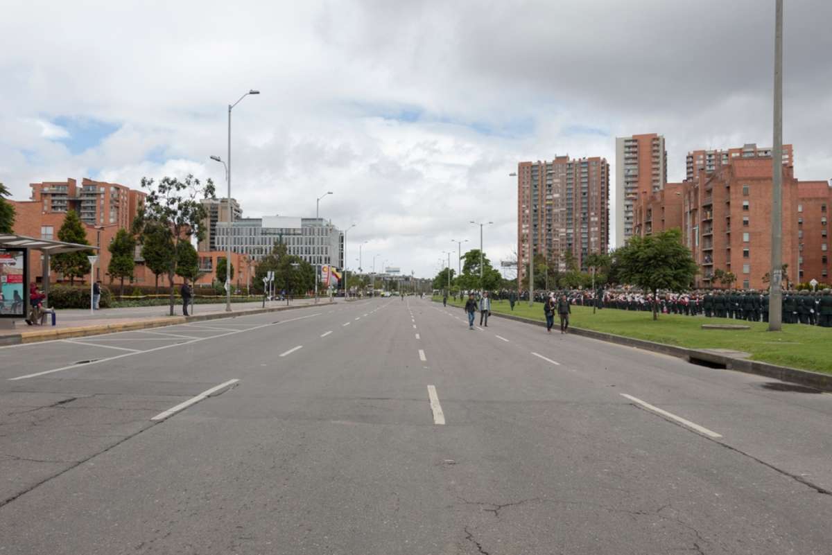 Foto de calle bogotana, en nota de dónde hay cierres en Bogotá por el Estéreo Picnic y cuáles son las vías alternas