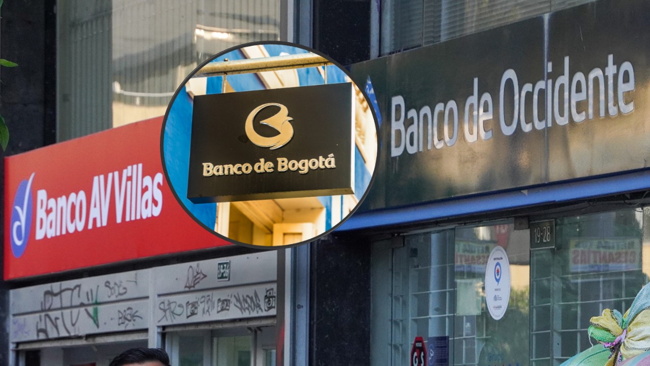 Cambios en el Banco de Bogotá, Av Villa, Banco Popular y otros más en Colombia.