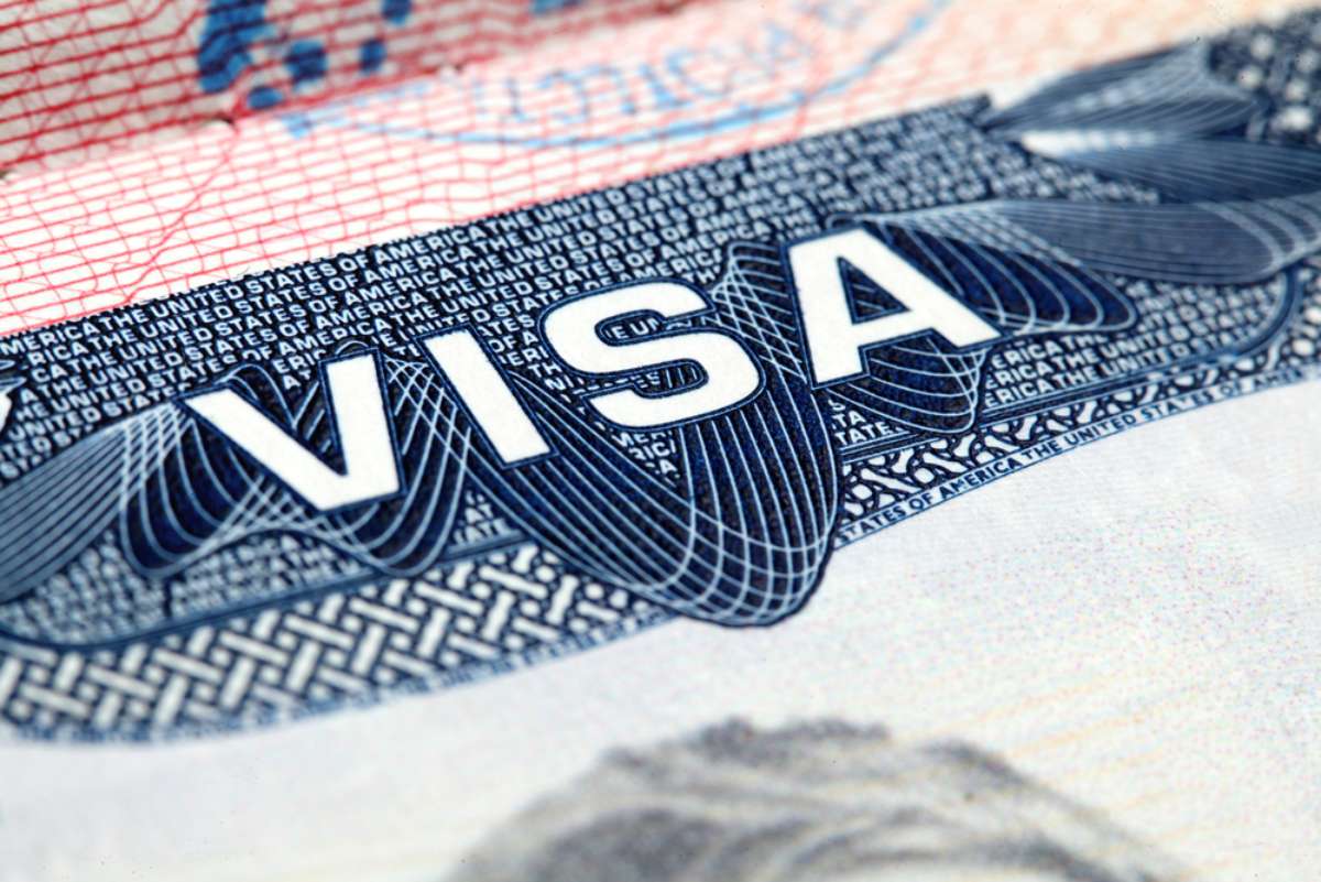 Foto de visa americana, en nota de cómo tener visa para Estados Unidos en Colombia por cinco años de experiencia laboral
