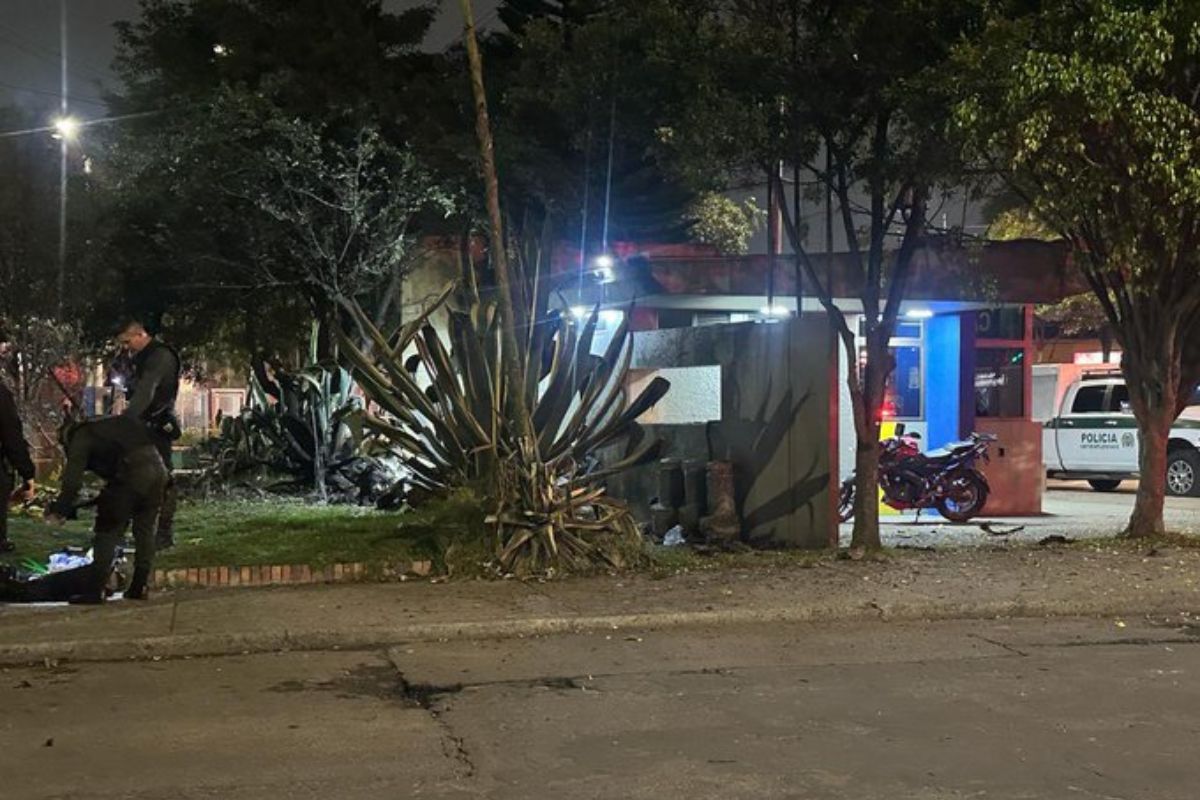 Explosión en CAI de Bogotá podría estar ligado a mensaje de extorsionistas