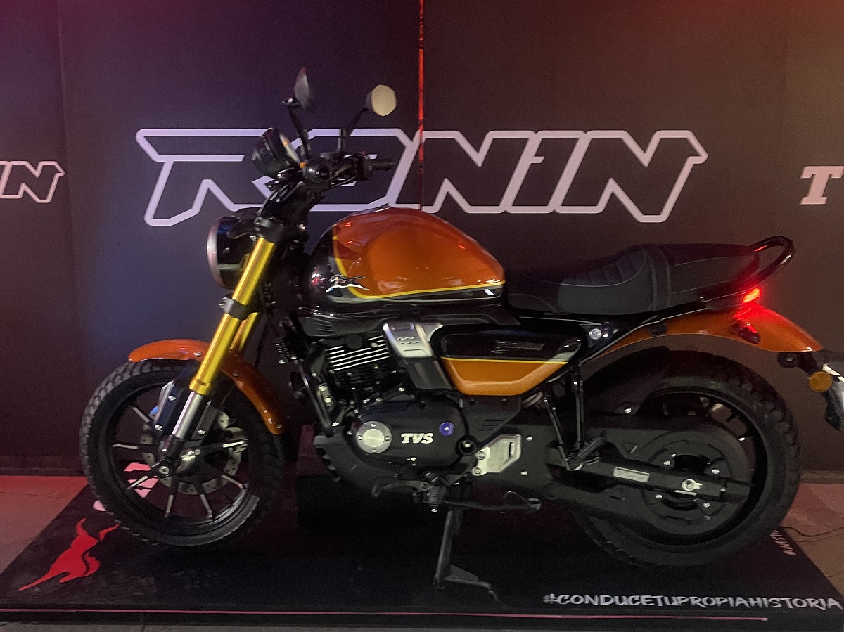 TVS lanza Ronin, en Colombia: moto de mediana cilindrada y nueva tecnología