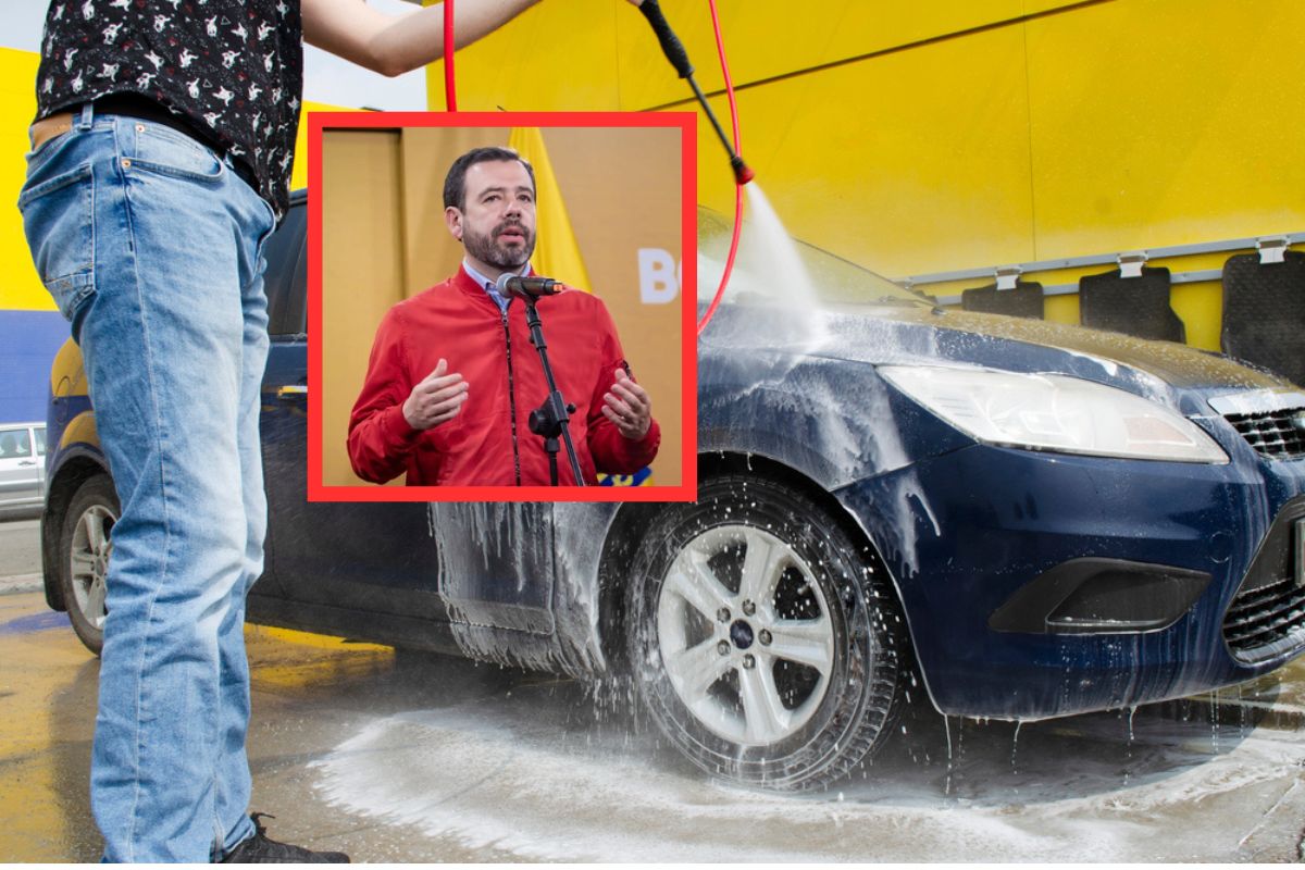 Cortes de agua en Bogotá afectarán a lavaderos de carros y a otros negocios