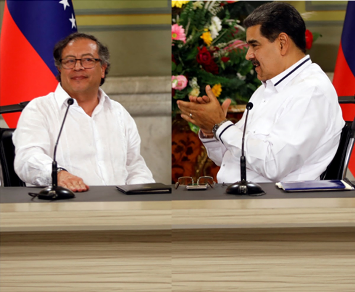 Gustavo Petro le lleva quinta dosis de oxígeno a domicilio a Nicolás Maduro